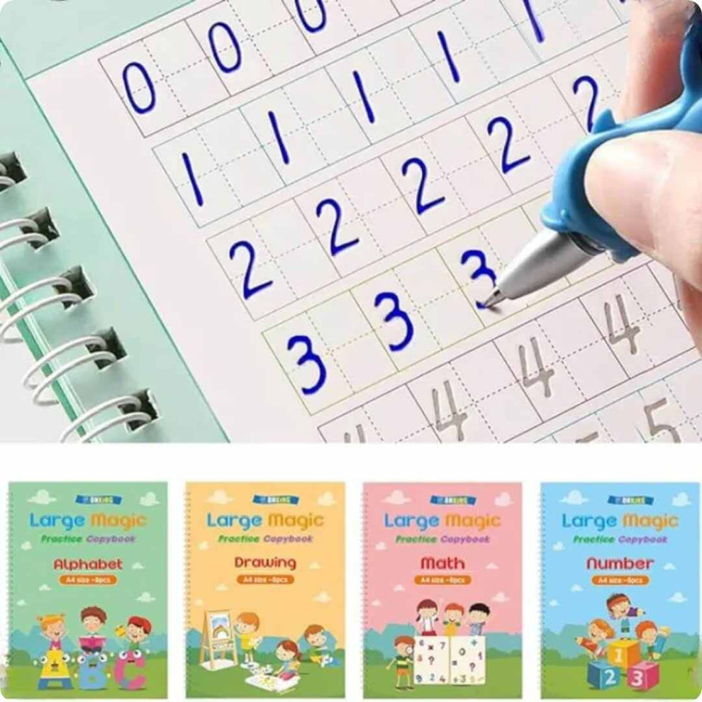 CALIGRAFÍA GROOVE® 2.0 SET DE 4 LIBROS PRO PARA APRENDER EN 28 DIAS