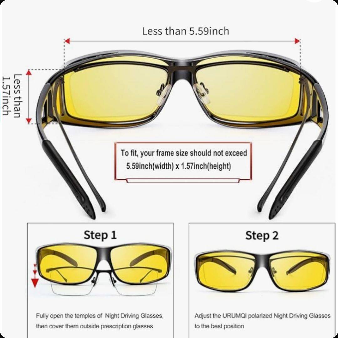 Night Vision Anti-Glare™: Claridad Nocturna al Conducir