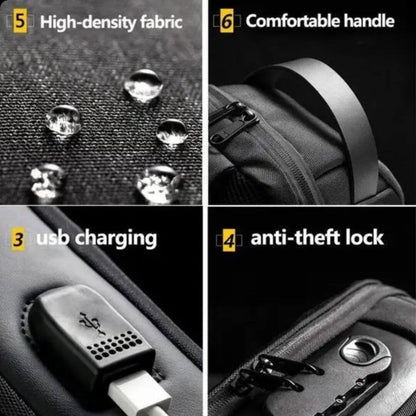 Mochila Premium - Morral Antirrobo con Clave