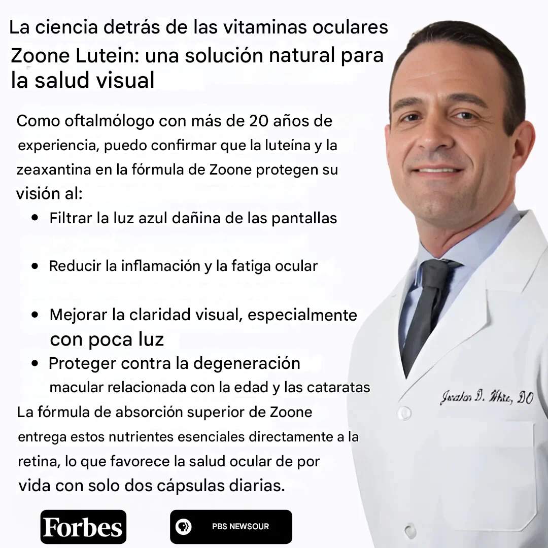Vitaminas para los ojos con luteína Zoone™