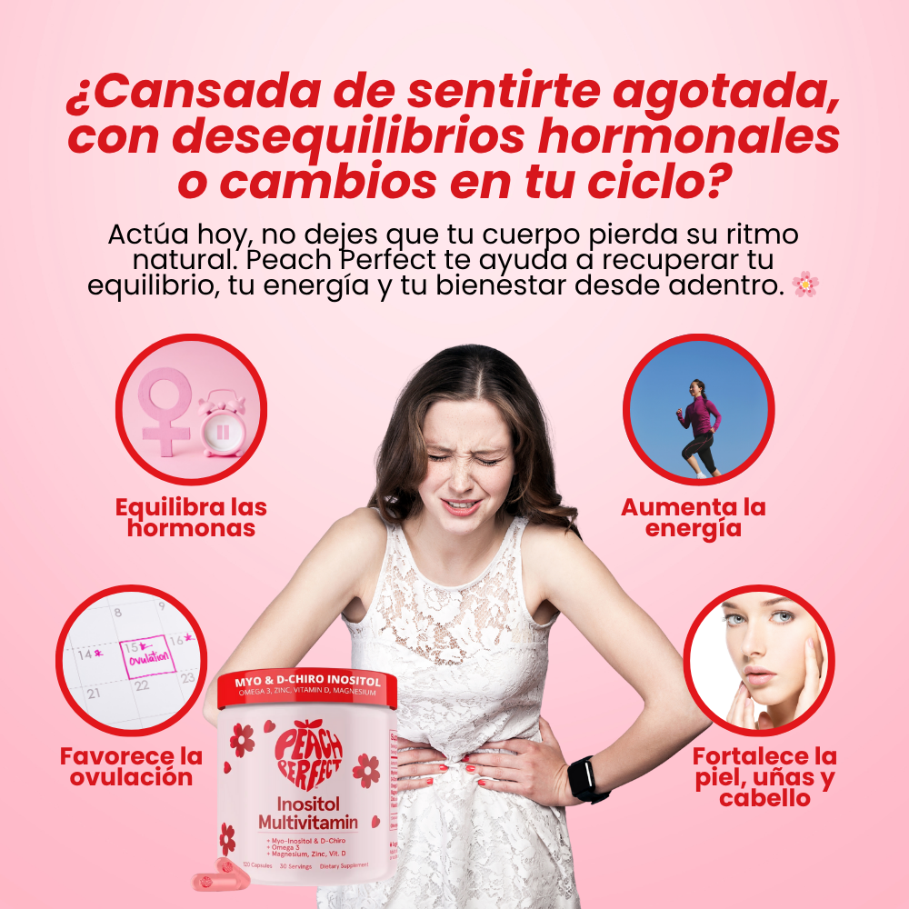 Peach Perfect Balance™  Equilibrio Hormonal Femenino Desde Adentro