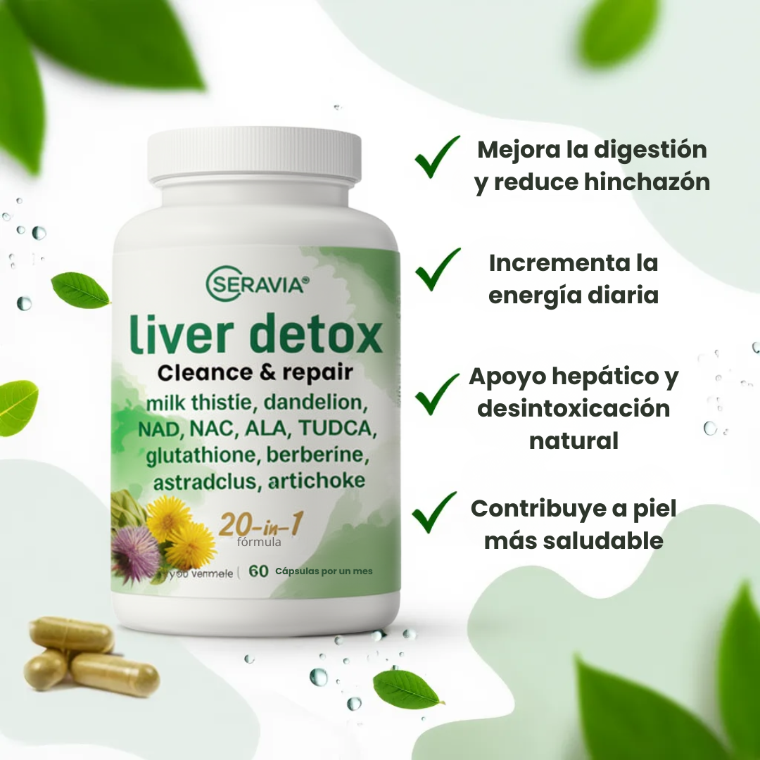 Liver Detox - Cápsulas para el hígado