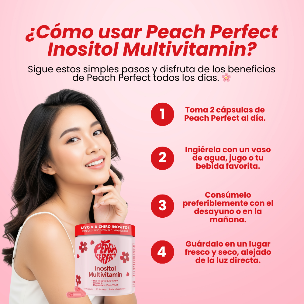 Peach Perfect Balance™  Equilibrio Hormonal Femenino Desde Adentro